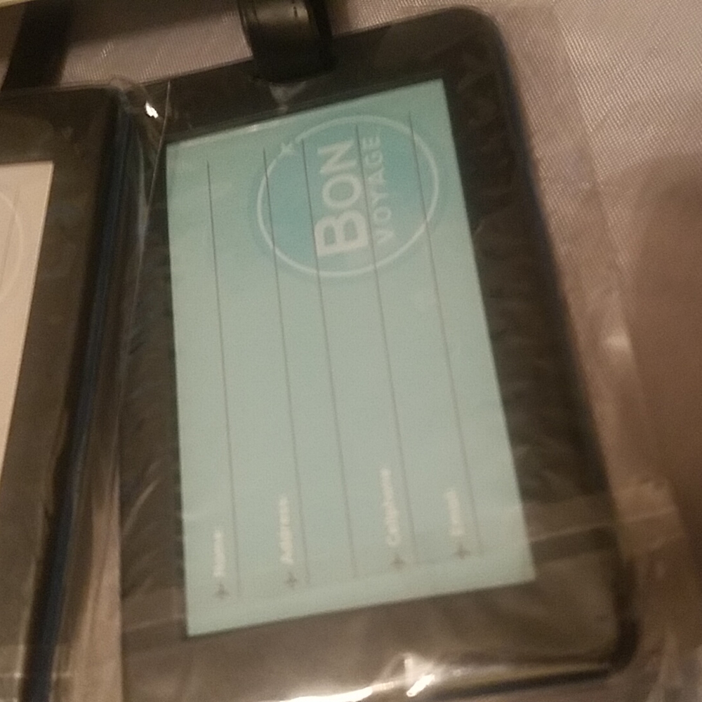 Anchor 2pk luggage tags new on card - Picture 3 of 3